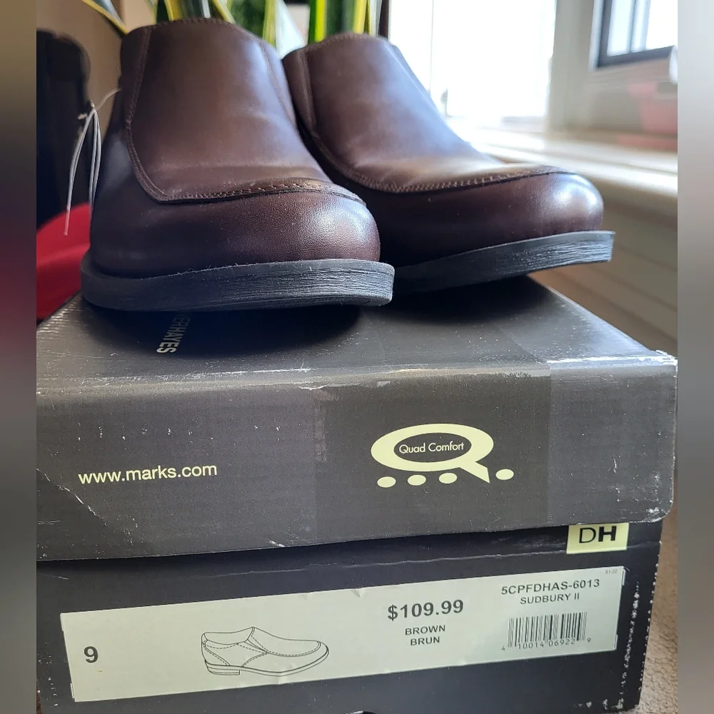 DENVER HAYES Leather Loafers: Size 9 NEW - Picture 6 of 10